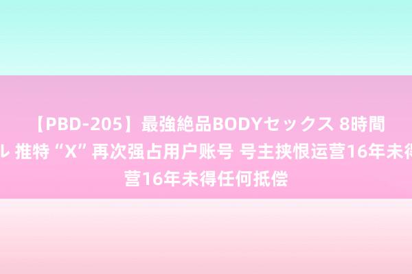 【PBD-205】最強絶品BODYセックス 8時間スペシャル 推特“X”再次强占用户账号 号主挟恨运营16年未得任何抵偿